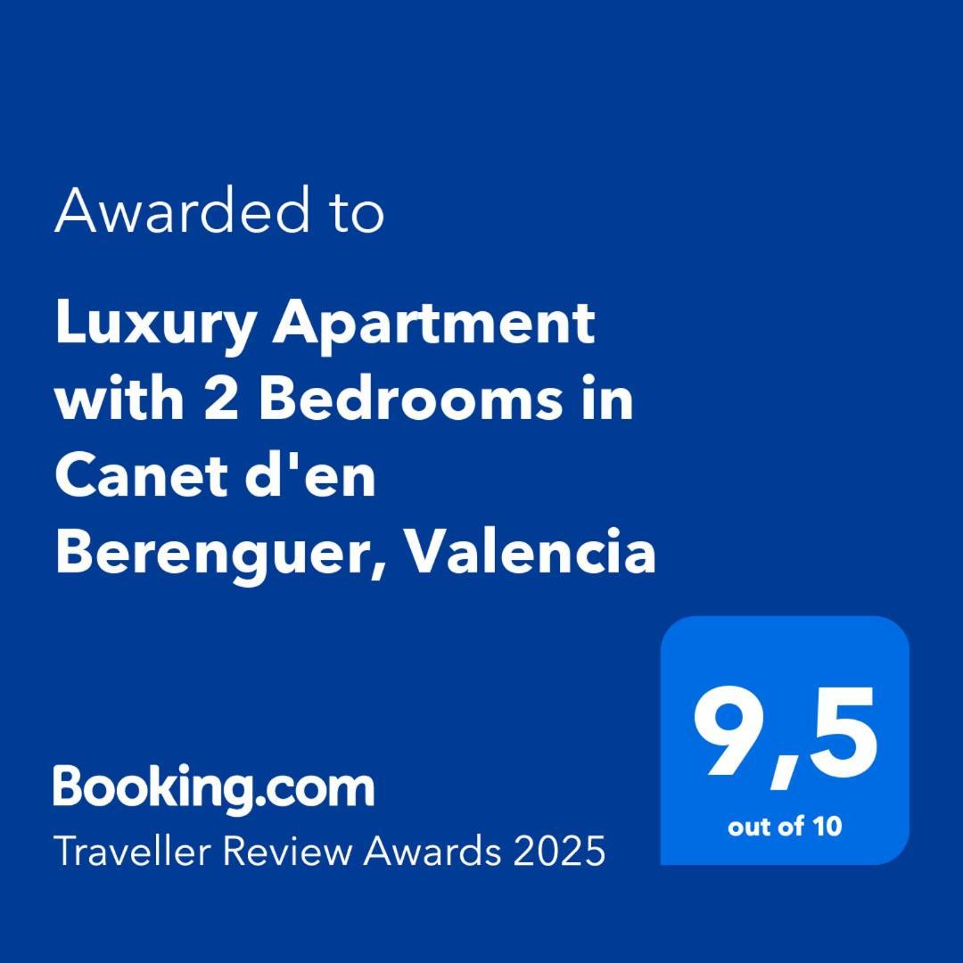 Luxury Apartment With 2 Bedrooms In Canet D'En Berenguer, Valencia Eksteriør bilde