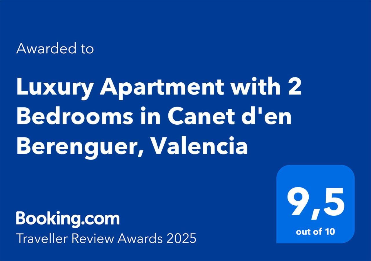 Luxury Apartment With 2 Bedrooms In Canet D'En Berenguer, Valencia Eksteriør bilde